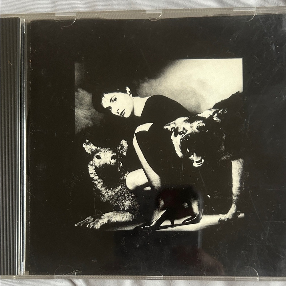 Black and White Dog-Themed CD Cover